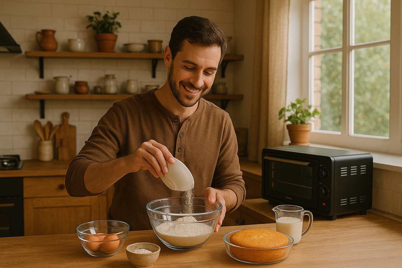 آموزش کامل پخت کیک در آون توستر